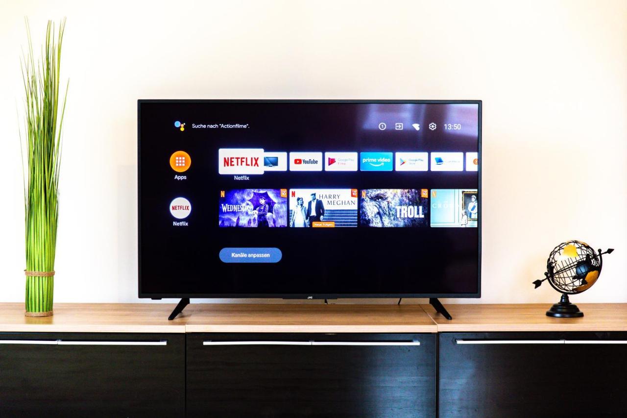 Moderne Dachgeschosswohnung - Parkplatz - Netflix Coburg Eksteriør billede